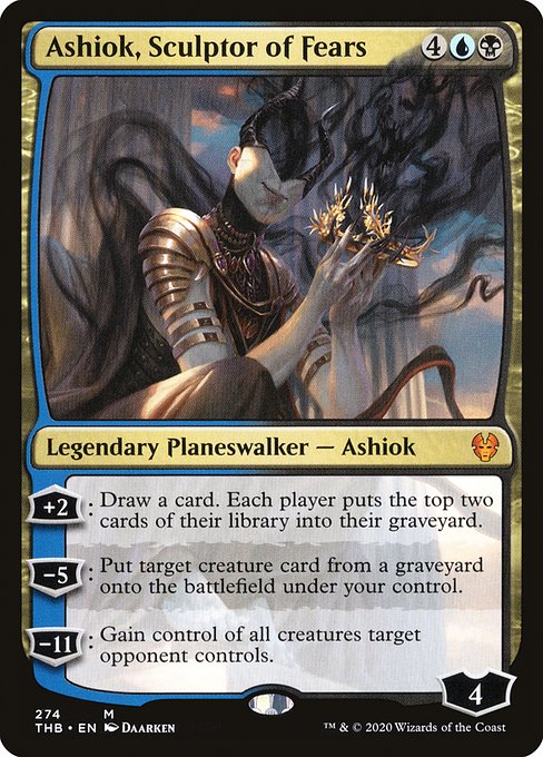 Theros Beyond Death - 274 - Ashiok, Sculptor of Fears - Mythic - UB - Foil