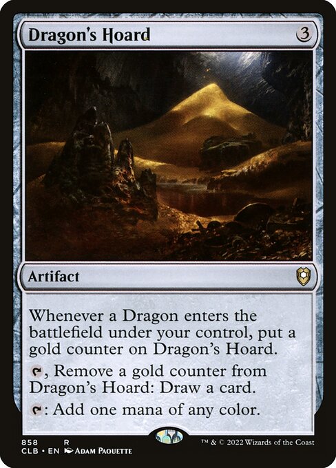 Commander Legends: Battle for Baldur's Gate - 858 - Dragon's Hoard - Rare - C - Non-foil