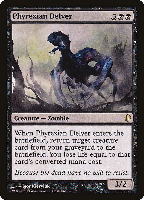 Commander 2013 - 86 - Phyrexian Delver - Rare - B - Non-foil
