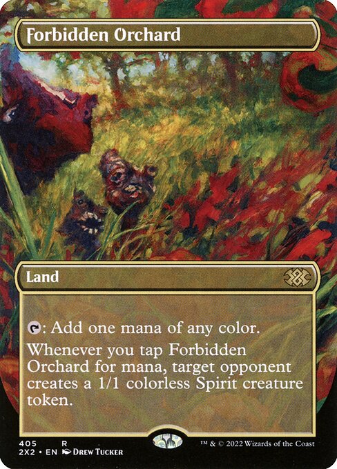 Double Masters 2022 - 405 - Forbidden Orchard - Rare - C - Foil