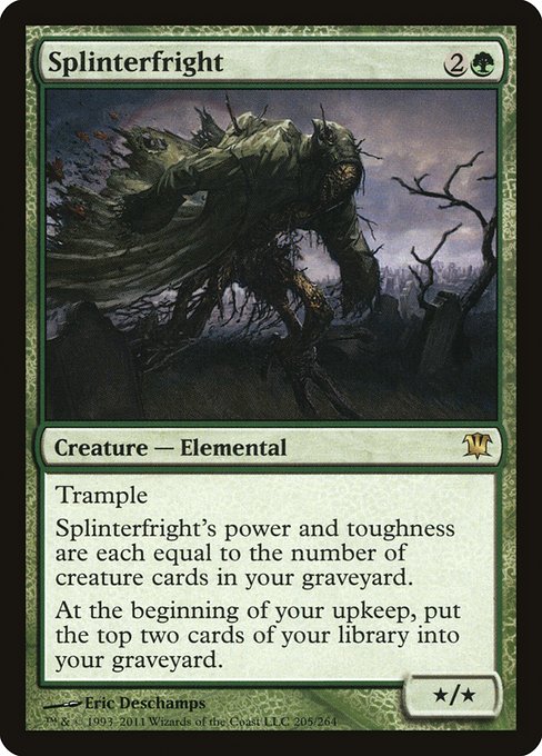 Innistrad - 205 - Splinterfright - Rare - G - Non-foil