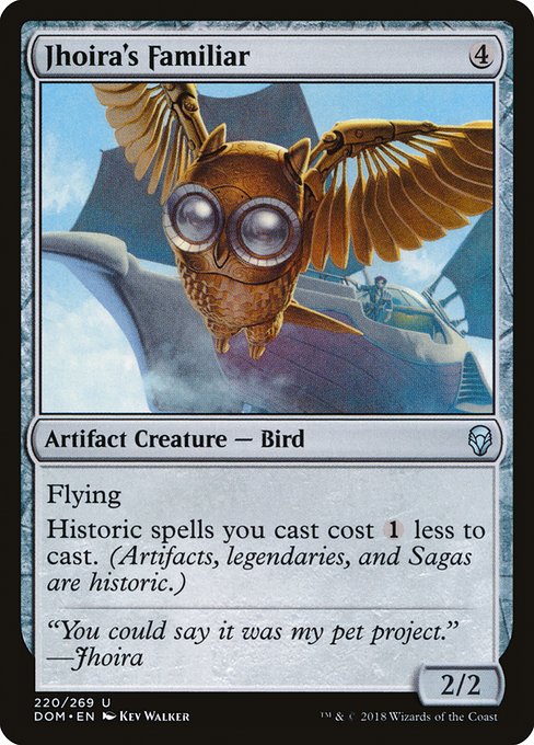 Dominaria - 220 - Jhoira's Familiar - Uncommon - C - Non-foil