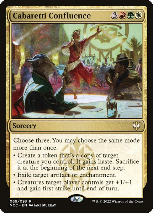 New Capenna Commander - 69 - Cabaretti Confluence - Rare - Multi - Non-foil