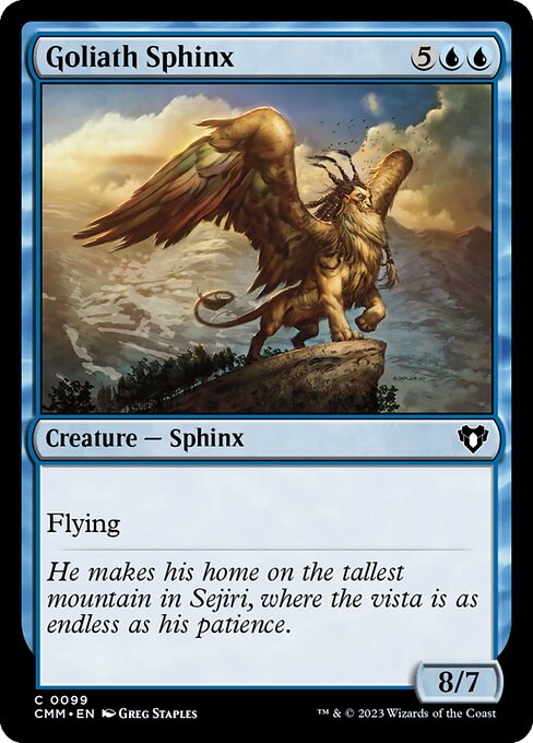 Commander Masters - 99 - Goliath Sphinx - Common - U - Non-foil