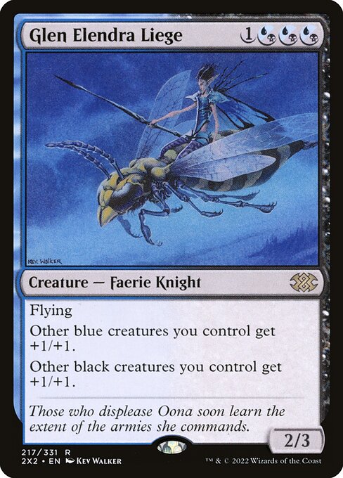 Double Masters 2022 - 217 - Glen Elendra Liege - Rare - UB - Non-foil