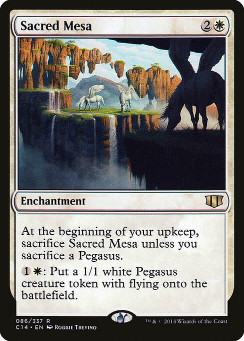 Commander 2014 - 86 - Sacred Mesa - Rare - W - Non-foil