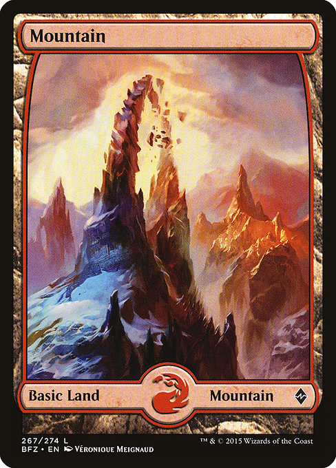 Battle for Zendikar - 267 - Mountain - Common - C - Non-foil