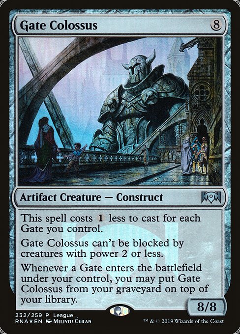 Ravnica Allegiance Promos - 232 - Gate Colossus - Uncommon - C - Foil - Promo