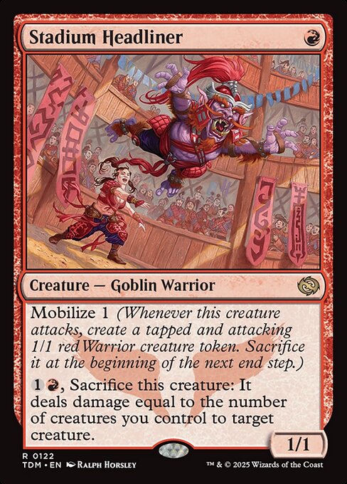 Tarkir: Dragonstorm - 122 - Stadium Headliner - Rare - R - Non-foil