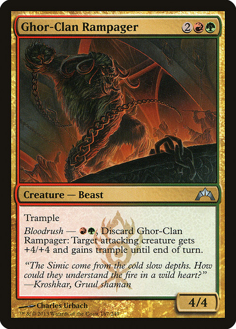 Gatecrash - 167 - Ghor-Clan Rampager - Uncommon - RG - Non-foil