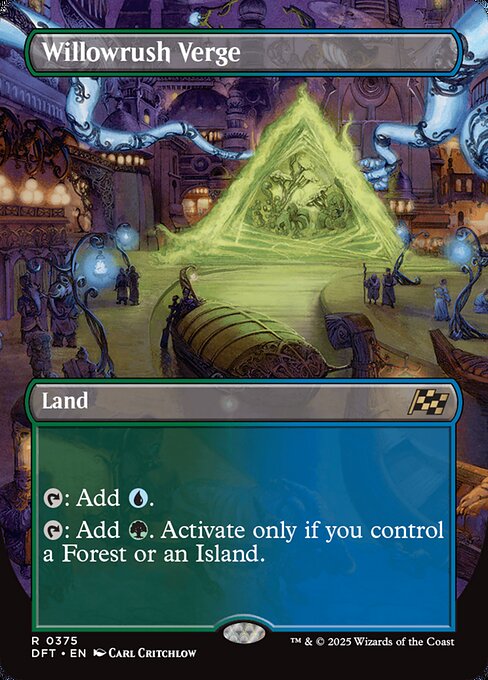 Aetherdrift - 375 - Willowrush Verge - Rare - C - Non-foil