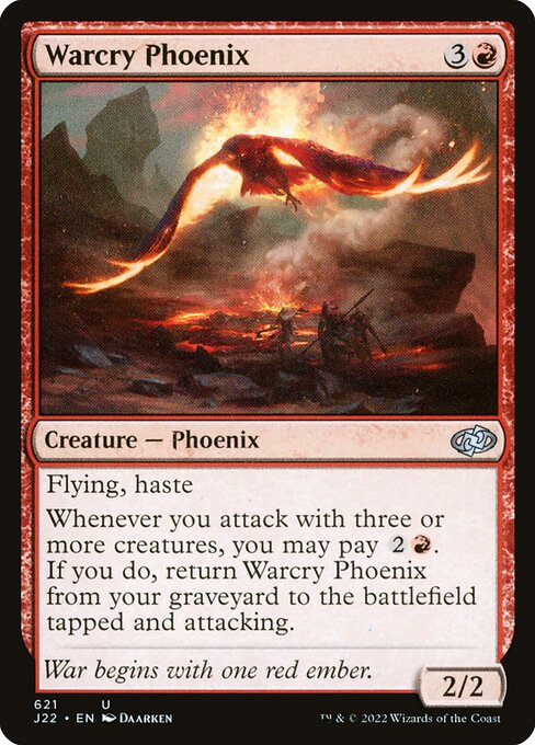 Jumpstart 2022 - 621 - Warcry Phoenix - Uncommon - R - Non-foil