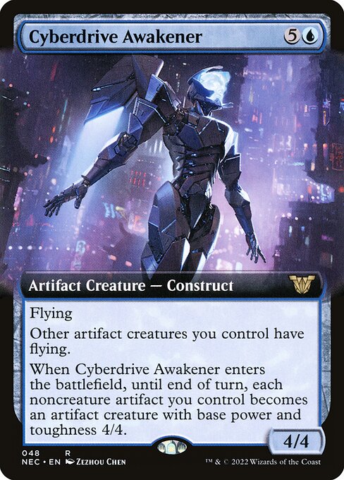 Neon Dynasty Commander - 48 - Cyberdrive Awakener - Rare - U - Non-foil