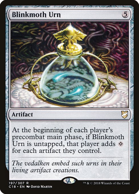 Commander 2018 - 197 - Blinkmoth Urn - Rare - C - Non-foil