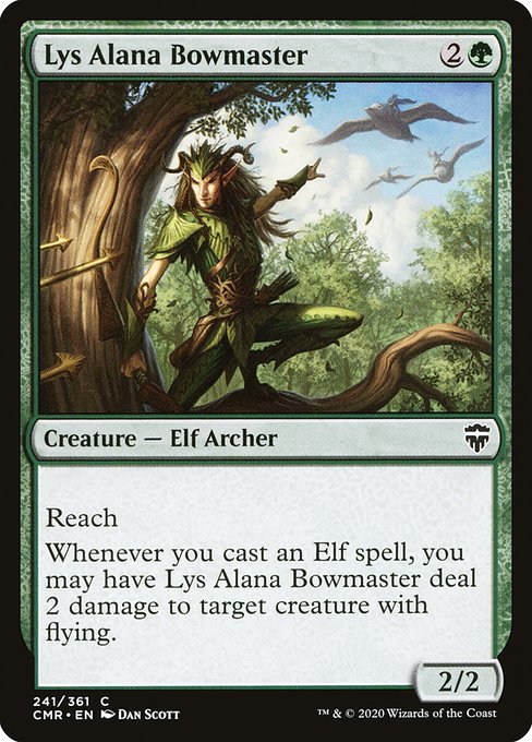 Commander Legends - 241 - Lys Alana Bowmaster - Common - G - Non-foil