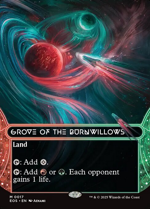 Edge of Eternities: Stellar Sights - 17 - Grove of the Burnwillows - Mythic - C - Non-foil