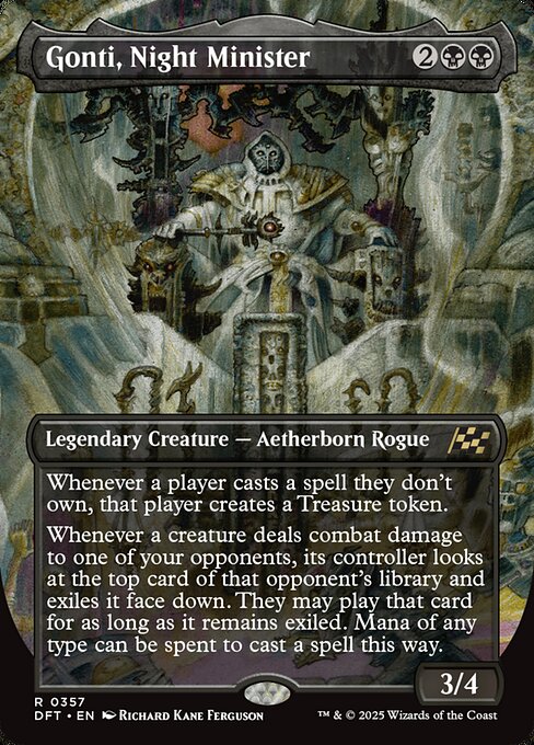 Aetherdrift - 357 - Gonti, Night Minister - Rare - B - Non-foil