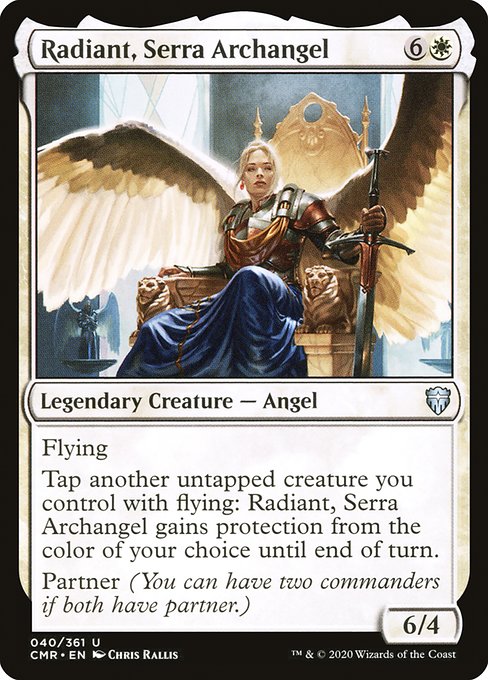 Commander Legends - 40 - Radiant, Serra Archangel - Uncommon - W - Non-foil