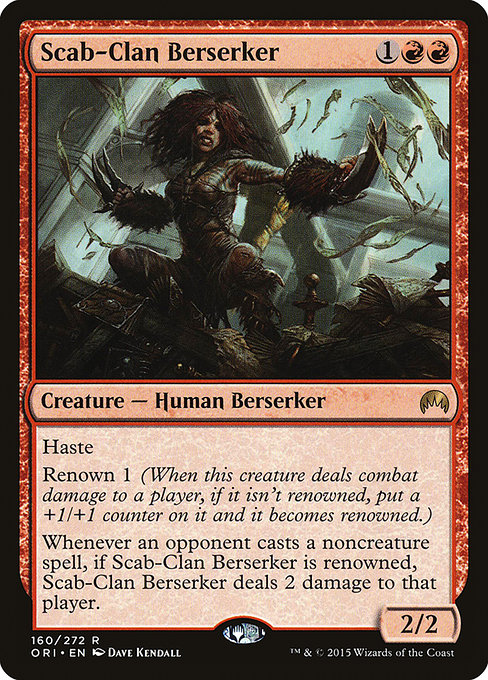 Magic Origins - 160 - Scab-Clan Berserker - Rare - R - Non-foil