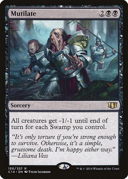 Commander 2014 - 150 - Mutilate - Rare - B - Non-foil