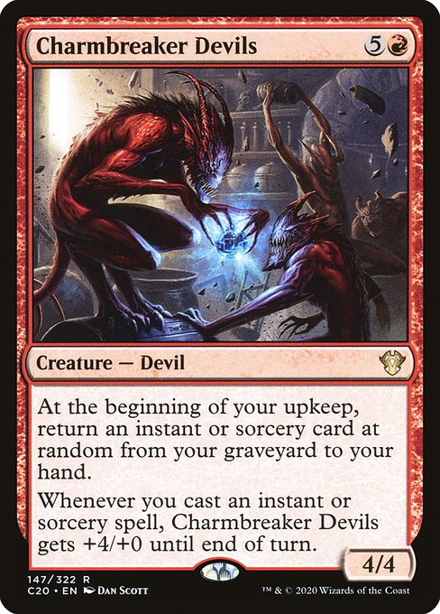 Commander 2020 - 147 - Charmbreaker Devils - Rare - R - Non-foil
