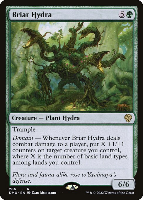 Dominaria United - 286 - Briar Hydra - Rare - G - Non-foil