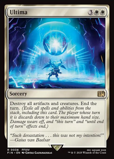 Final Fantasy - 38 - Ultima - Rare - W - Non-foil