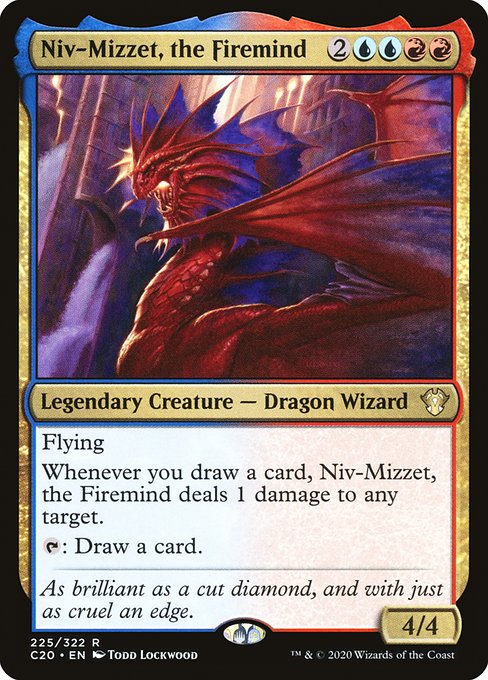 Commander 2020 - 225 - Niv-Mizzet, the Firemind - Rare - UR - Non-foil