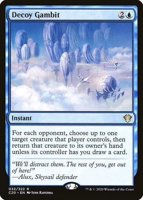 Commander 2020 - 32 - Decoy Gambit - Rare - U - Non-foil