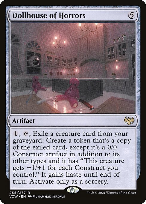 Innistrad: Crimson Vow - 255 - Dollhouse of Horrors - Rare - C - Non-foil