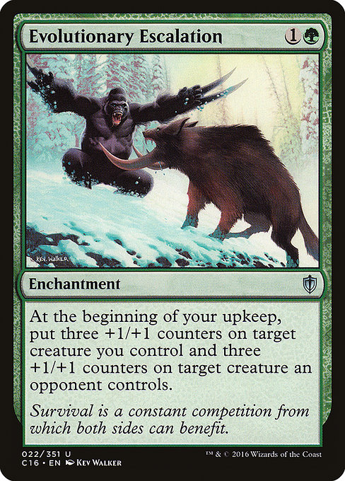 Commander 2016 - 22 - Evolutionary Escalation - Uncommon - G - Non-foil