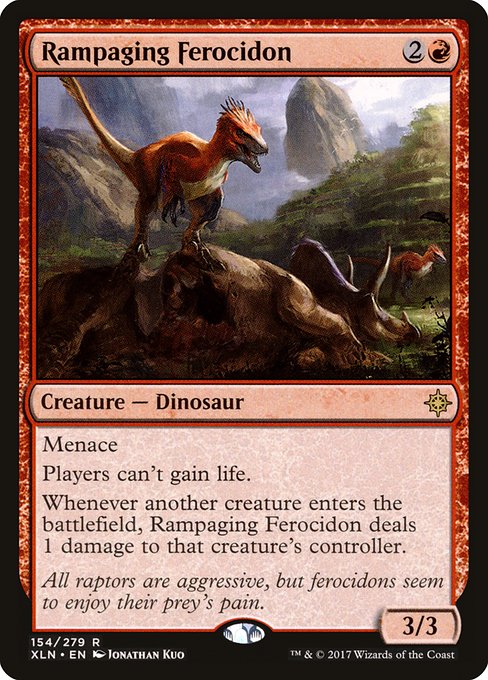 Ixalan - 154 - Rampaging Ferocidon - Rare - R - Foil