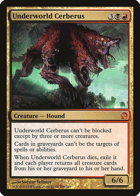 Theros - 208 - Underworld Cerberus - Mythic - BR - Non-foil