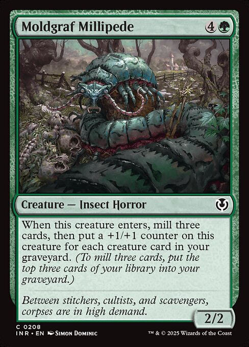 Innistrad Remastered - 208 - Moldgraf Millipede - Common - G - Non-foil