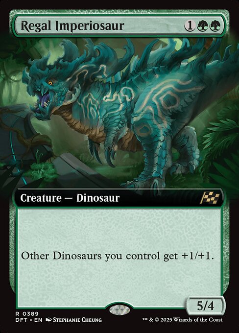 Aetherdrift - 389 - Regal Imperiosaur - Rare - G - Foil