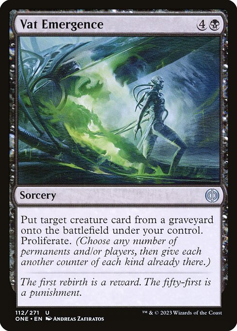 Phyrexia: All Will Be One - 112 - Vat Emergence - Uncommon - B - Foil
