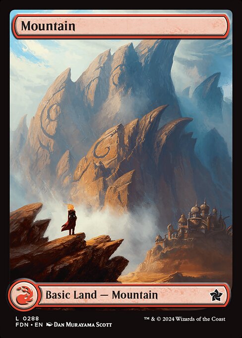 Foundations - 288 - Mountain - Common - C - Foil