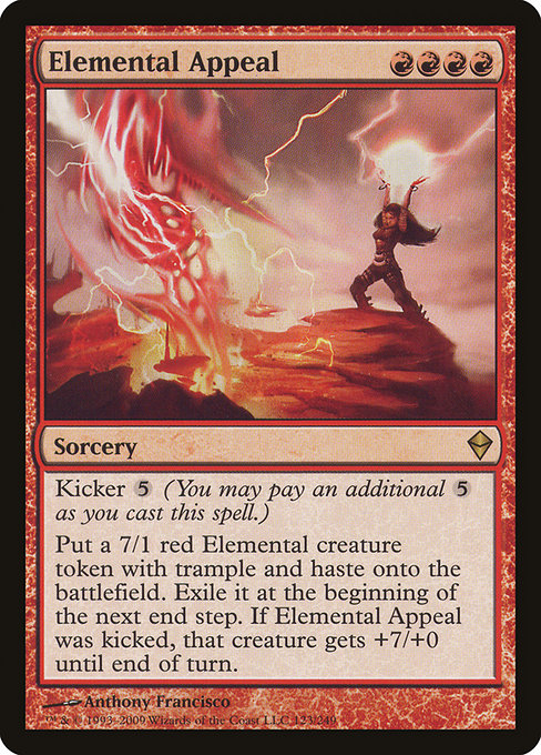 Zendikar - 123 - Elemental Appeal - Rare - R - Non-foil