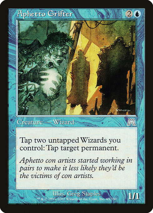 Onslaught - 65 - Aphetto Grifter - Uncommon - U - Non-foil