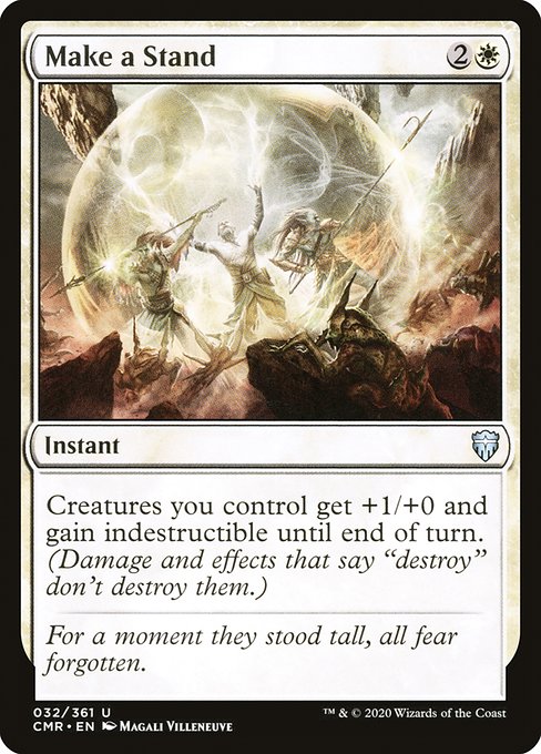 Commander Legends - 32 - Make a Stand - Uncommon - W - Non-foil