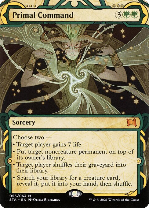 Strixhaven Mystical Archive - 55 - Primal Command - Mythic - G - Non-foil
