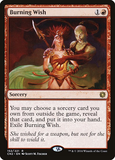 Conspiracy: Take the Crown - 152 - Burning Wish - Rare - R - Non-foil