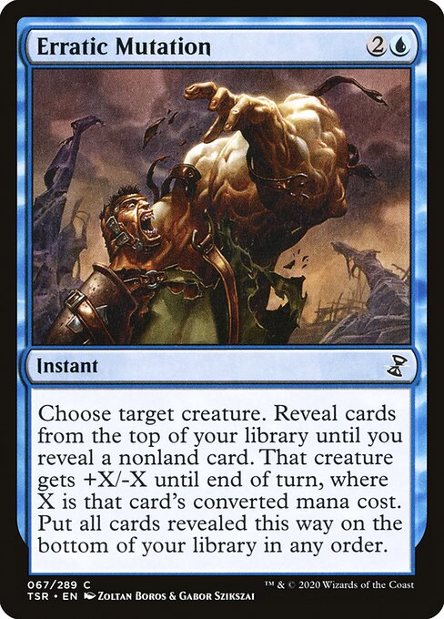 Time Spiral Remastered - 67 - Erratic Mutation - Common - U - Non-foil