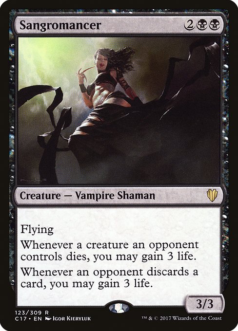 Commander 2017 - 123 - Sangromancer - Rare - B - Non-foil