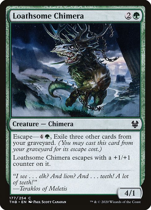 Theros Beyond Death - 177 - Loathsome Chimera - Common - G - Non-foil