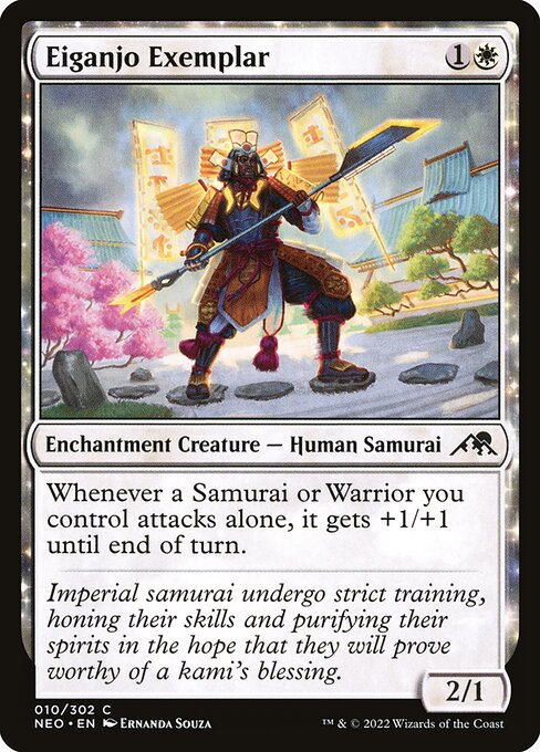 Kamigawa: Neon Dynasty - 10 - Eiganjo Exemplar - Common - W - Non-foil
