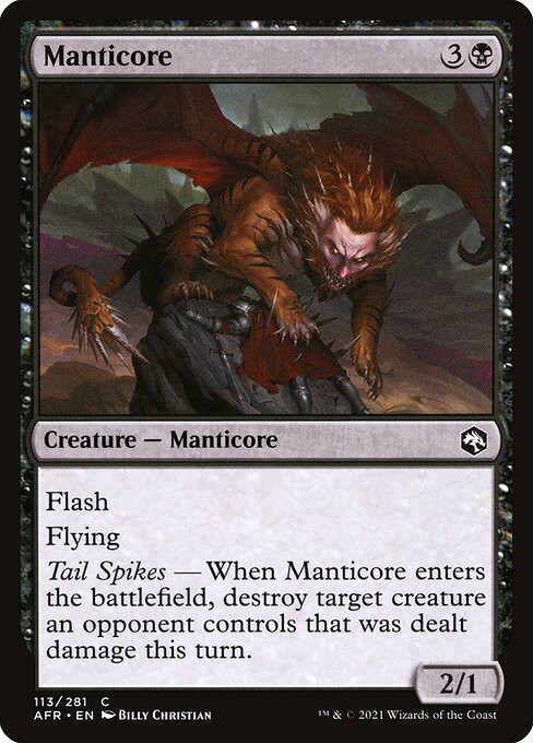 Adventures in the Forgotten Realms - 113 - Manticore - Common - B - Non-foil