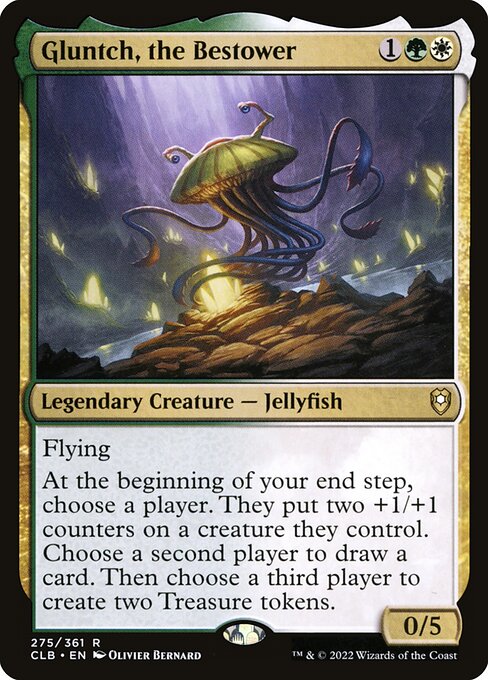 Commander Legends: Battle for Baldur's Gate - 275 - Gluntch, the Bestower - Rare - WG - Foil