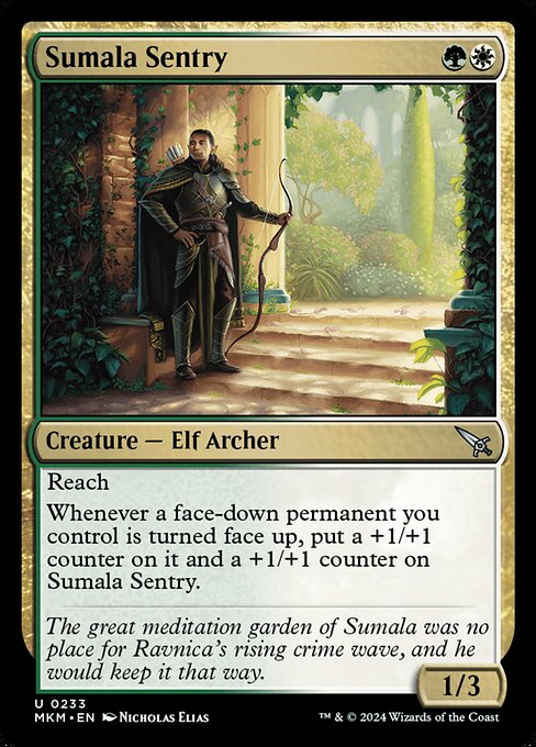 Murders at Karlov Manor - 233 - Sumala Sentry - Uncommon - WG - Non-foil