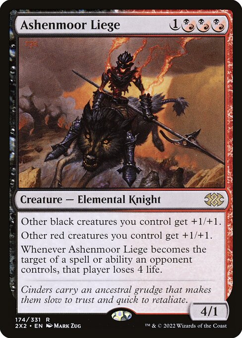 Double Masters 2022 - 174 - Ashenmoor Liege - Rare - BR - Non-foil